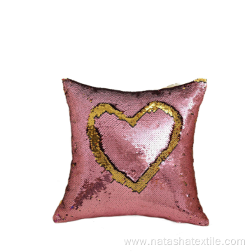 Sequin magic flip two-color pillow case